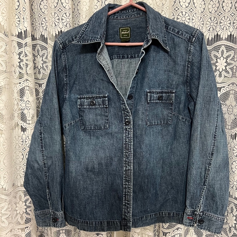 Eddie Bauer 100% Cotton denim jacket